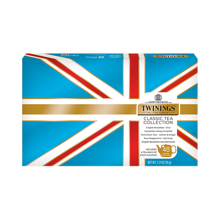 classics collection gift box black green herbal teas