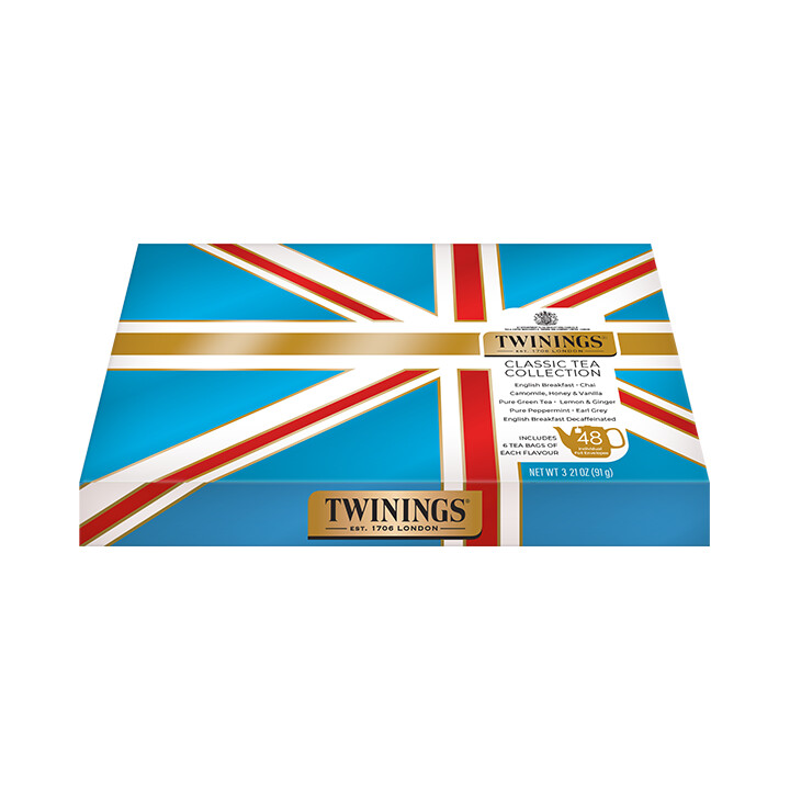 classics collection gift box black green herbal teas